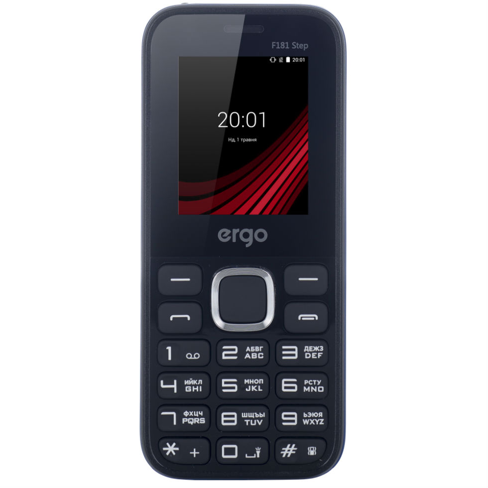 Мобільний телефон ERGO F181 Step Dual Sim Blue