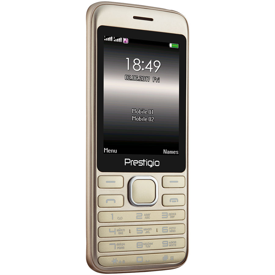 Мобільний телефон PRESTIGIO PFP1281 Grace A1 Gold Акумулятор 950