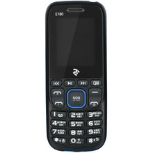 Мобільний телефон 2E E180 DualSim Black-Blue (708744071163)