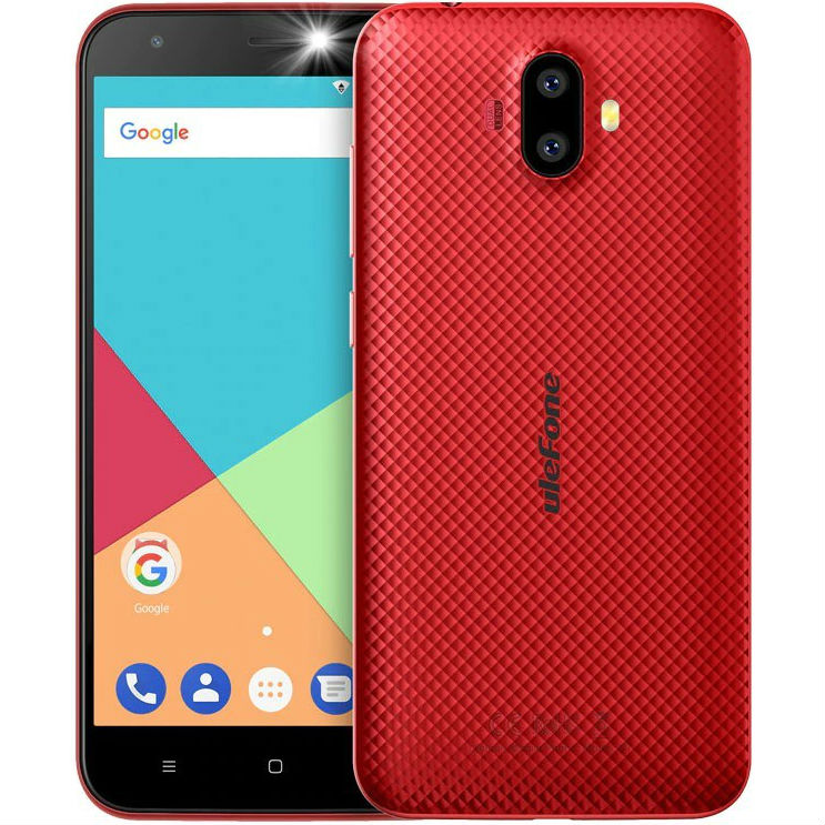 Смартфон ULEFONE S7 2/16Gb Red Оперативная память, Гб 2