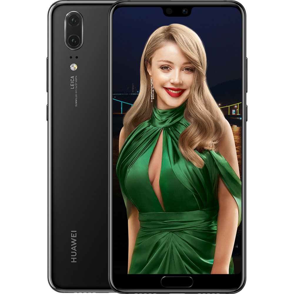 HUAWEI P20 4/64GB Black (51092THG) купить в Киеве ➦ лучшая цена в Фокстрот  по всей Украине: Харьков, Днепр, Одесса, Николаев, Запорожье