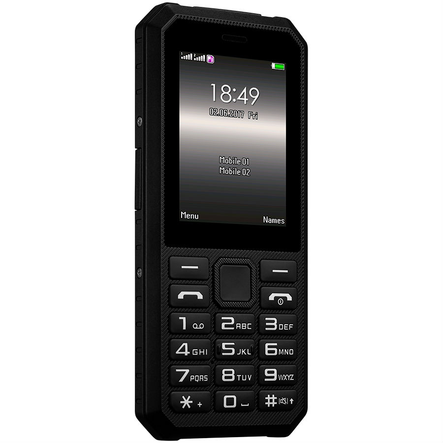 Мобільний телефон PRESTIGIO 1244DS Black (Muze F1) Матриця TFT