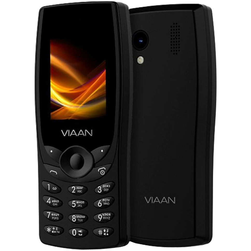 Мобільний телефон VIAAN V1820 Black Матриця TFT