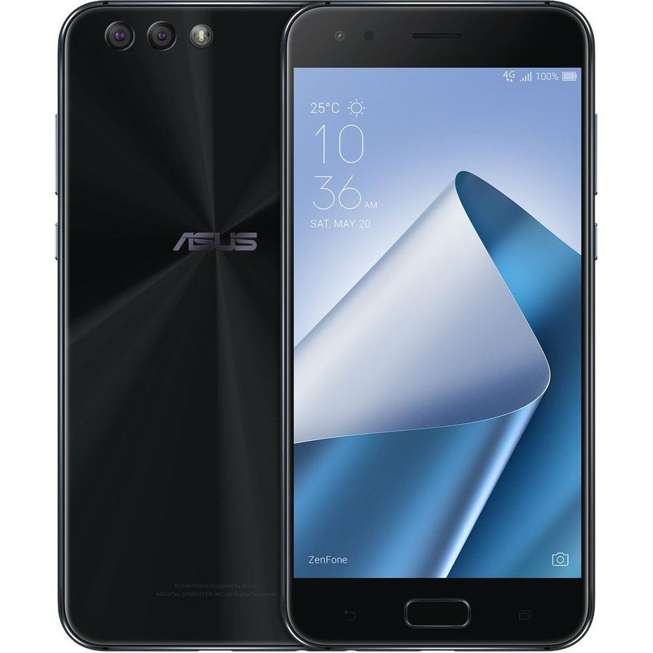 Смартфон ASUS ZenFone 4 (ZE554KL-1A009WW) 64 Gb DualSim Black+bumper Встроенная память, Гб 64