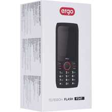 Мобильный телефон ERGO F247 Flash Dual Sim Black