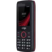 Мобильный телефон ERGO F247 Flash Dual Sim Black