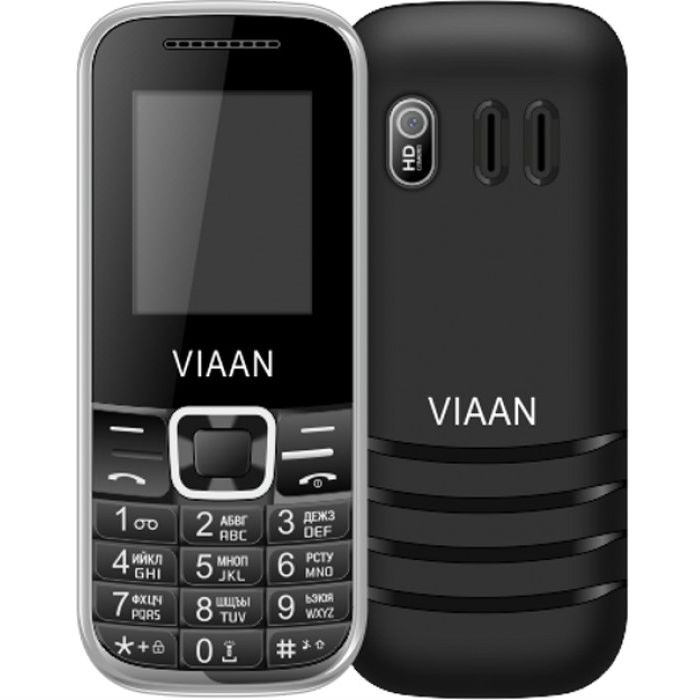 Мобільний телефон VIAAN V182a Black Діагональ дисплея 1.77