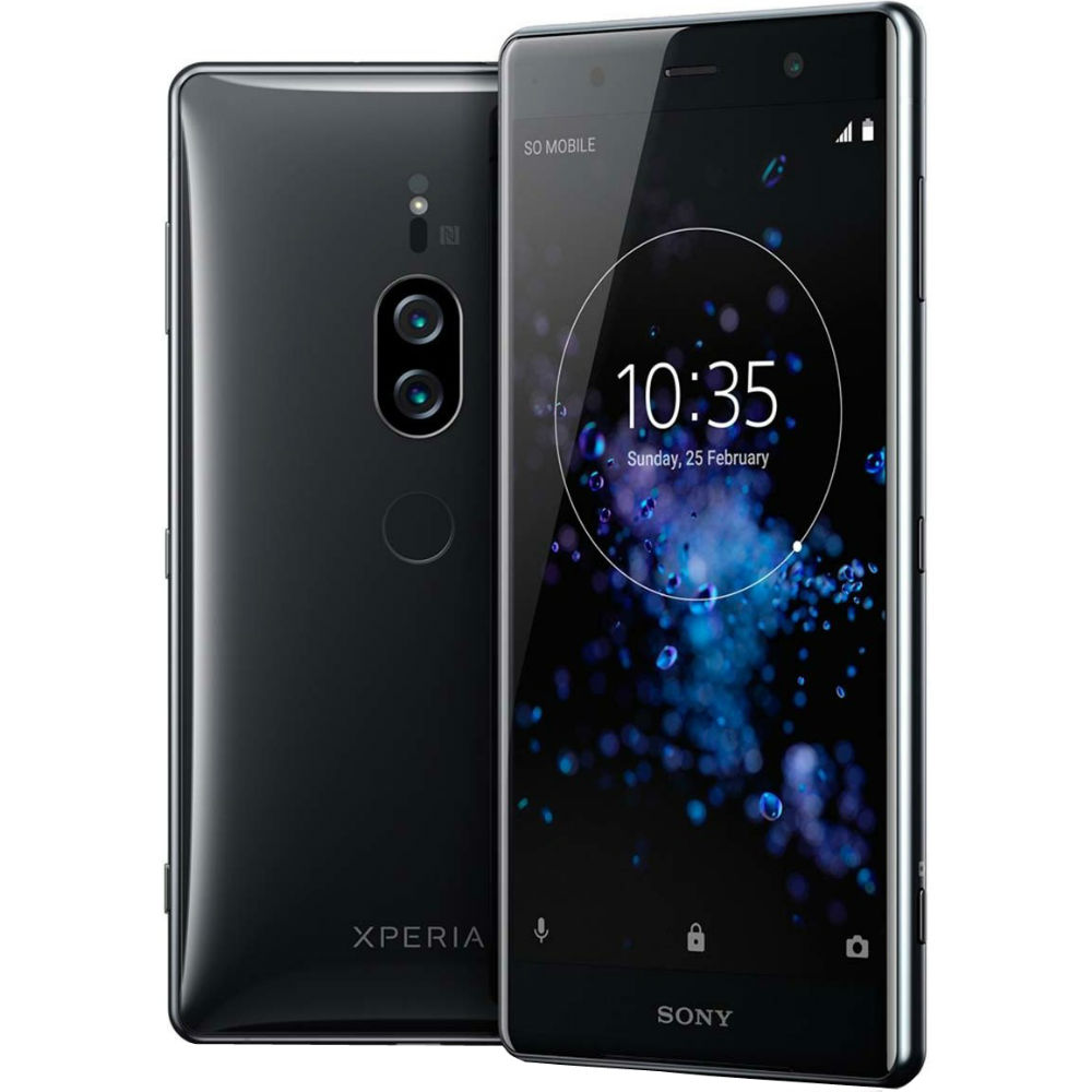 Смартфон SONY XZ2 Premium H8166 4/64Gb Chrome Black Діагональ дисплея 5.8