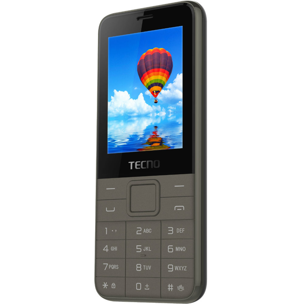 Мобільний телефон TECNO T371 DUALSIM Gray (4895180721601) Діагональ дисплея 2.4