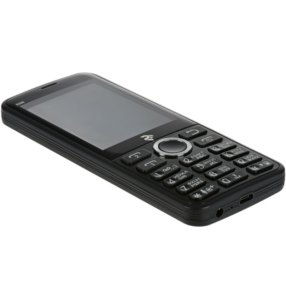 Фото Мобильный телефон 2E E280 2018 DualSim Black (708744071170)