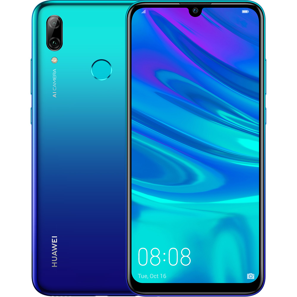 Смартфон HUAWEI P smart 2019 3/64GB Dual Sim Aurora Blue (51093FTA) Вбудована пам’ять, Гб 64