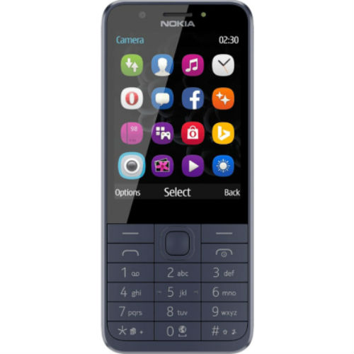 Мобильный телефон Nokia 230 RM-1172 Dual Sim Blue (3386640) Диагональ дисплея 2.8