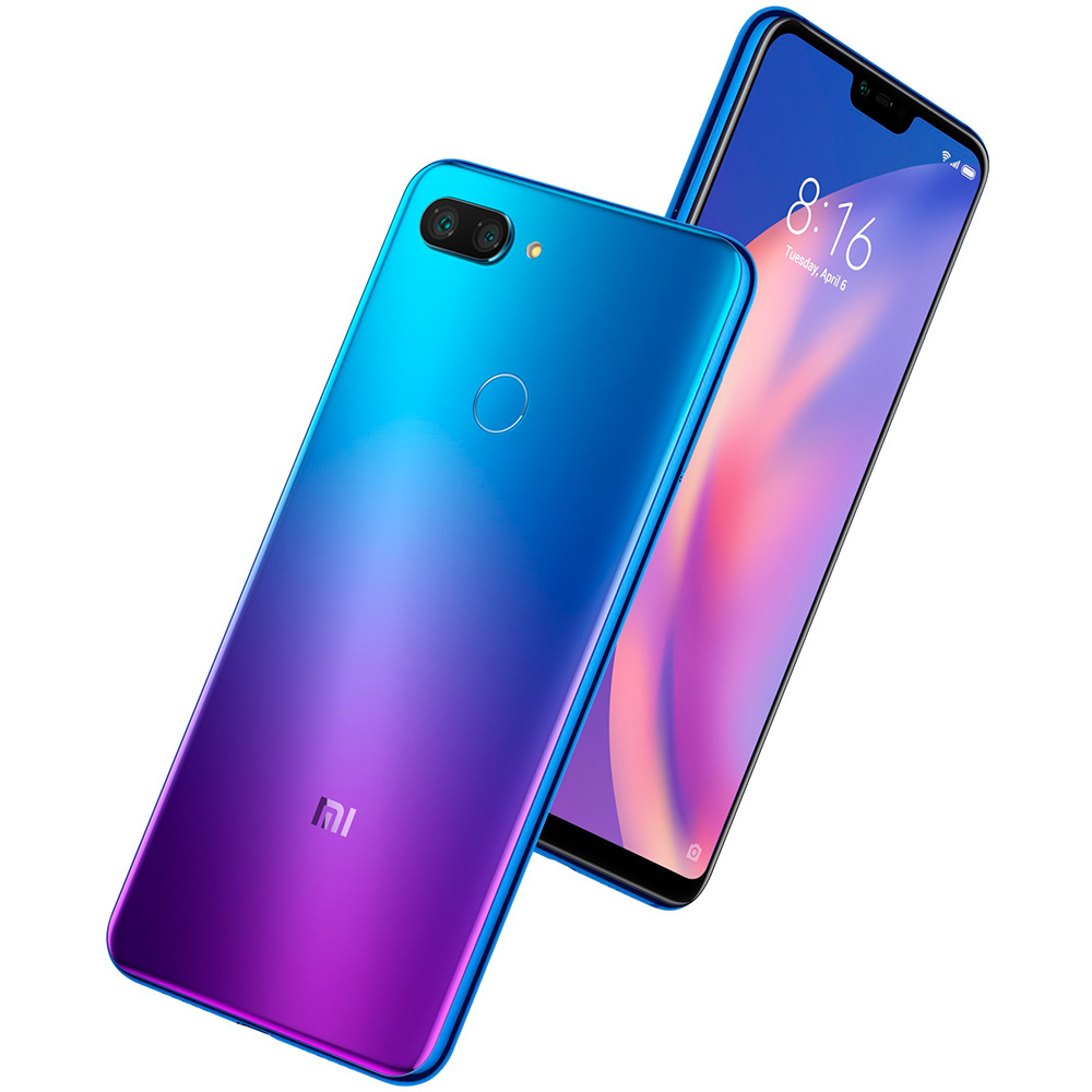 XIAOMI Mi8 Lite 6/128Gb Aurora Blue купить в Киеве ➦ лучшая цена в Фокстрот  по всей Украине: Харьков, Днепр, Одесса, Николаев, Запорожье