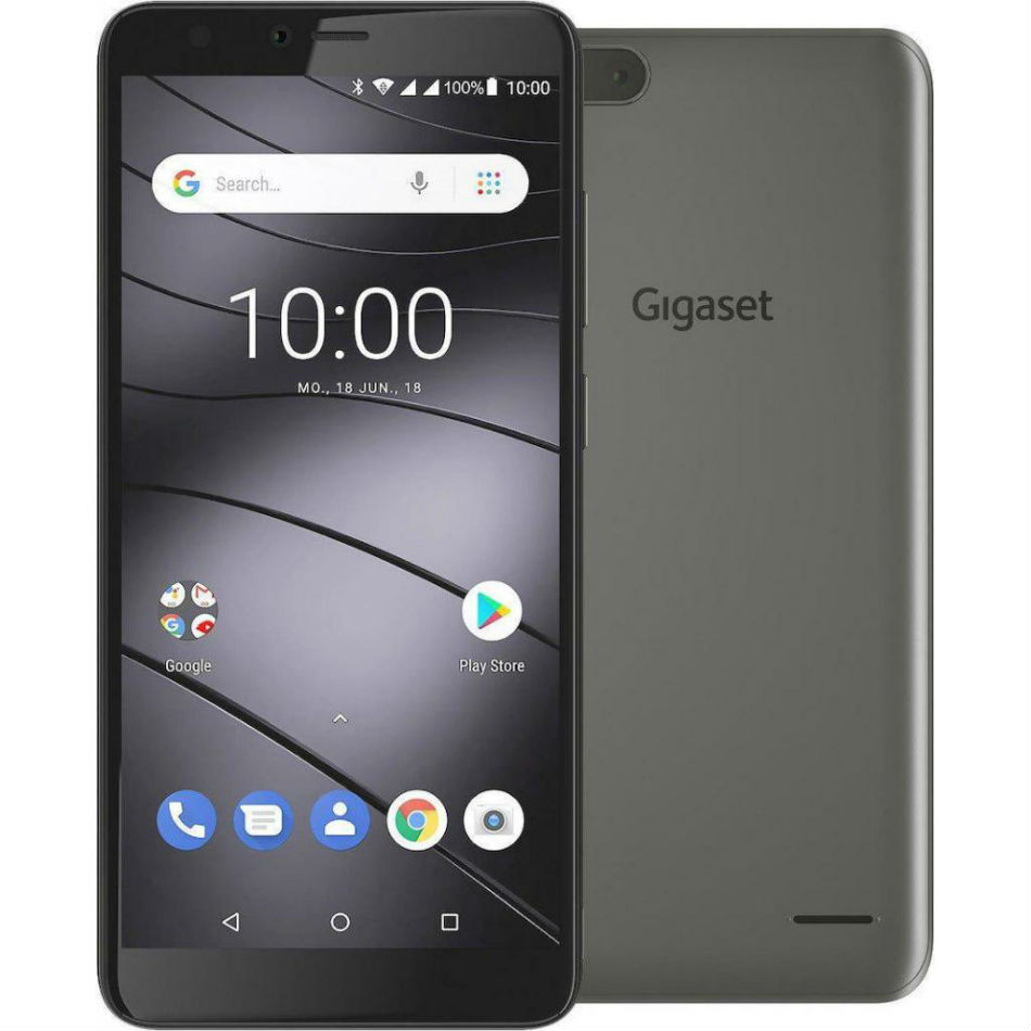 GIGASET GS100 1/8GB DUALSIM Graphite Grey (L36853W1509S601) купить в Киеве  ➦ лучшая цена в Фокстрот по всей Украине: Харьков, Днепр, Одесса, Николаев,  Запорожье