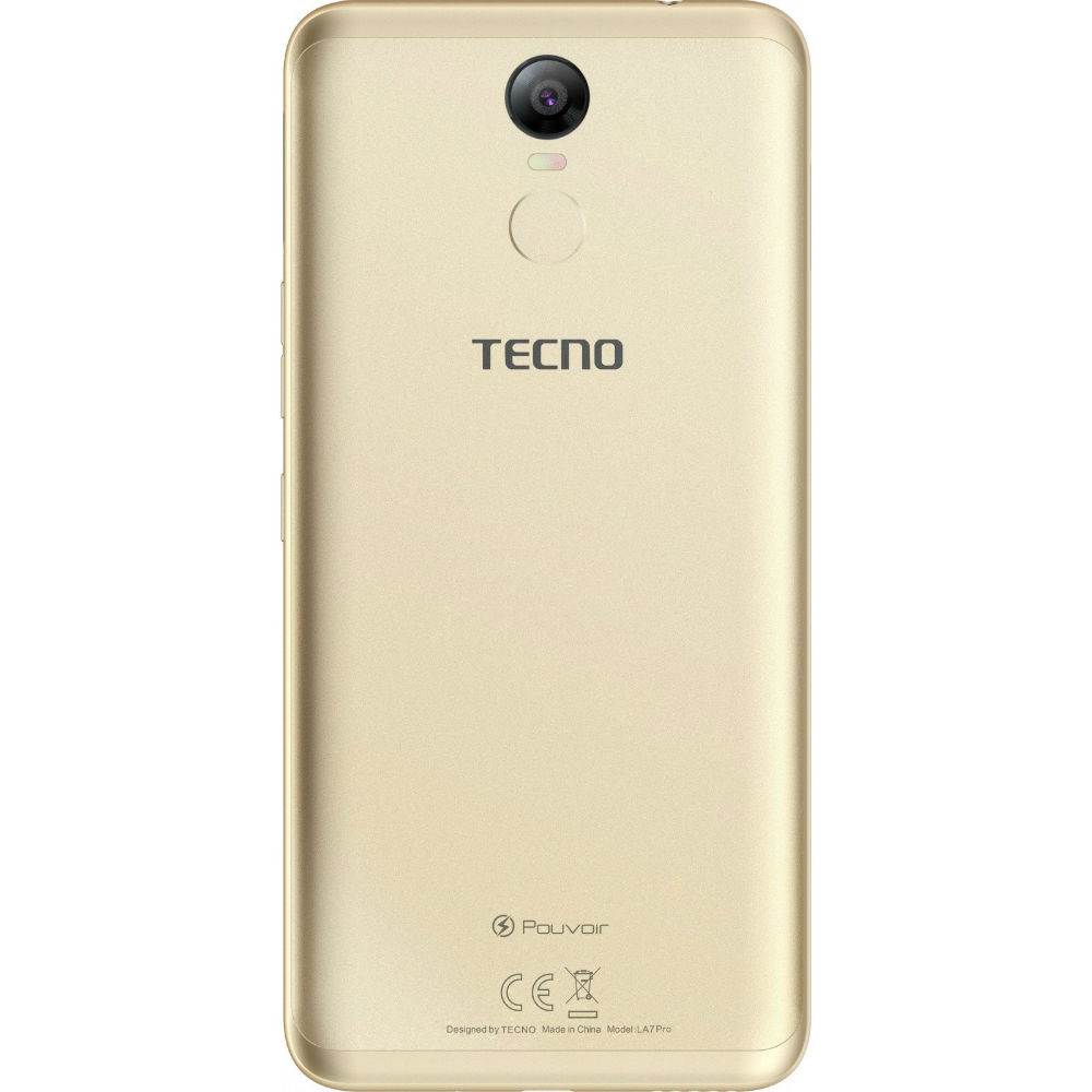 Смартфон TECNO Pouvoir 2 Pro (LA7 pro) 3/32GB Dual Sim Champagne Gold (680576169945) Встроенная память, Гб 32