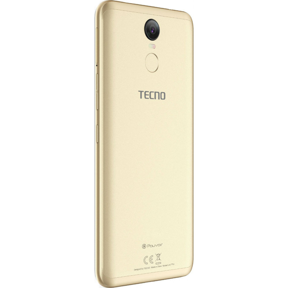 Смартфон TECNO Pouvoir 2 Pro (LA7 pro) 3/32GB Dual Sim Champagne Gold (680576169945) Диагональ дисплея 5.99