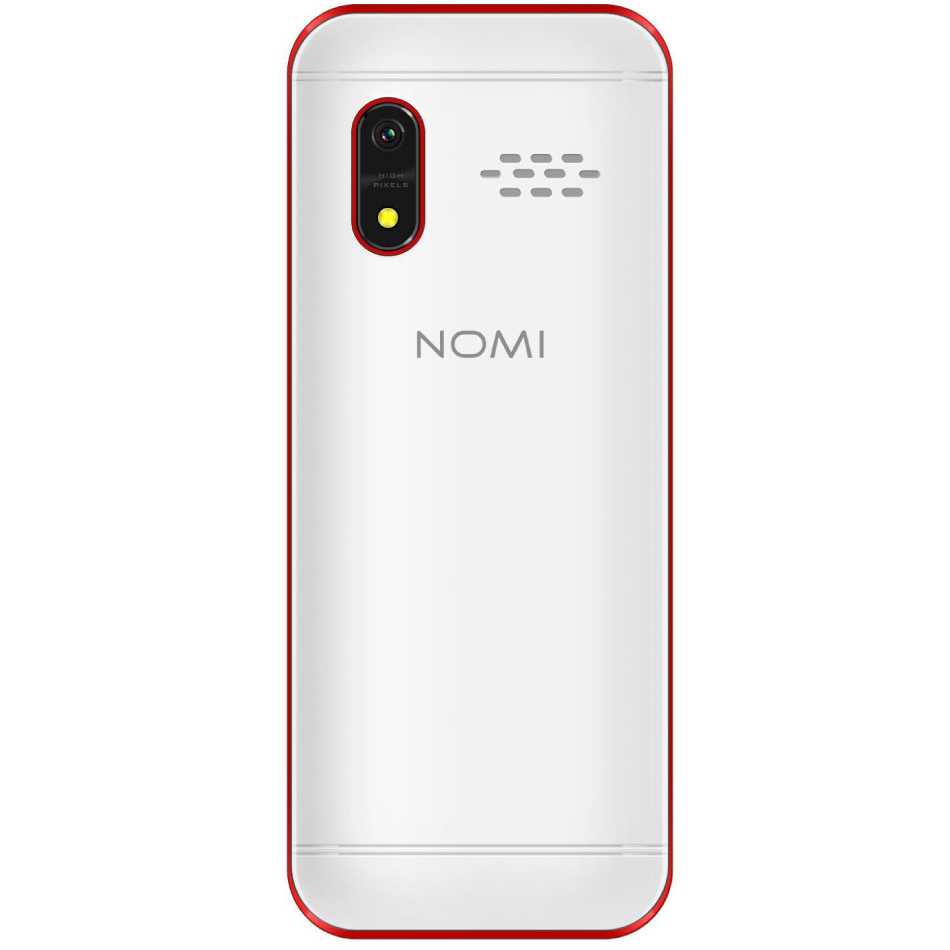 Мобильный телефон NOMI i186 32 MB White купить в Киеве ➦ лучшая цена в  Фокстрот по всей Украине: Харьков, Днепр, Одесса, Николаев, Запорожье