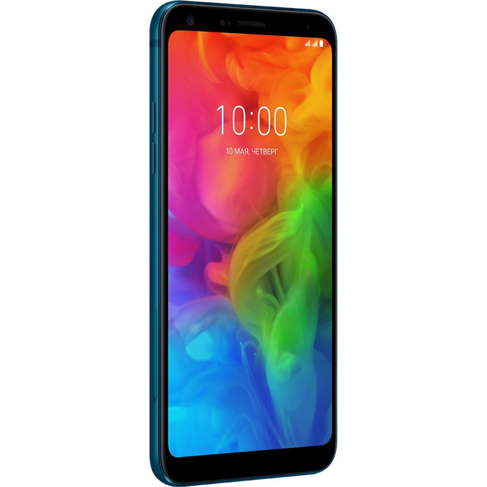 Зовнішній вигляд Смартфон LG Q7+ 4/64 Dual Sim Могоссап Blue (Q610NA BL)