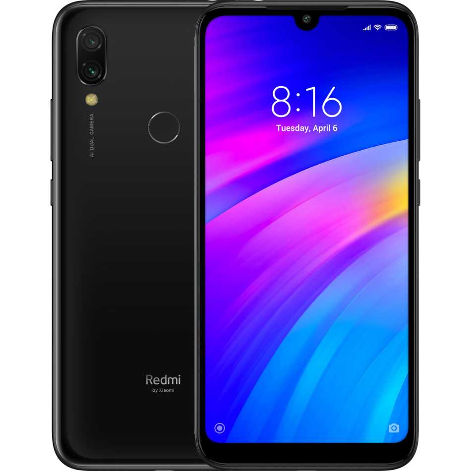 XIAOMI Redmi 7 3/32GB Dual Sim Eclipse Black купить в Киеве ➦ лучшая цена в  Фокстрот по всей Украине: Харьков, Днепр, Одесса, Николаев, Запорожье