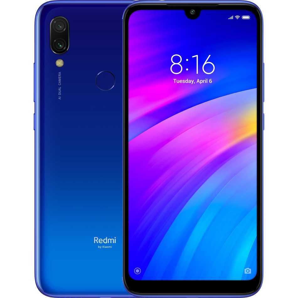 XIAOMI Redmi 7 3/32GB Dual Sim Comet Blue купить в Киеве ➦ лучшая цена в  Фокстрот по всей Украине: Харьков, Днепр, Одесса, Николаев, Запорожье