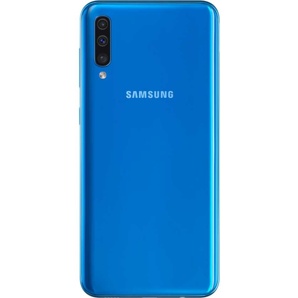 Зовнішній вигляд Смартфон SAMSUNG Galaxy A50 SM-A505F 4/64 Duos blue (SM-A505FZBUSEK)