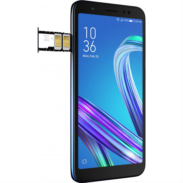 Зовнішній вигляд Смартфон ASUS ZenFone L2 ZA550KL-6D139EU 2/32 GB Blue Gradient (90AX00R7-M01800)