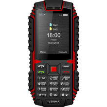 Мобільний телефон SIGMA X-treme DT68 black-red