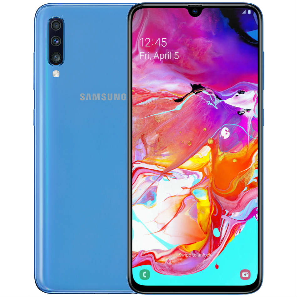 SAMSUNG Galaxy A70 6/128 Duos SM-A705F Blue купить в Киеве ➦ лучшая цена в  Фокстрот по всей Украине: Харьков, Днепр, Одесса, Николаев, Запорожье