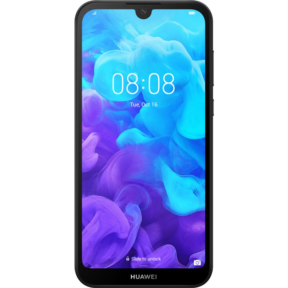 Смартфон HUAWEI Y5 2019 2/16 Gb Dual Sim Faux Leather Black Вбудована пам’ять, Гб 16