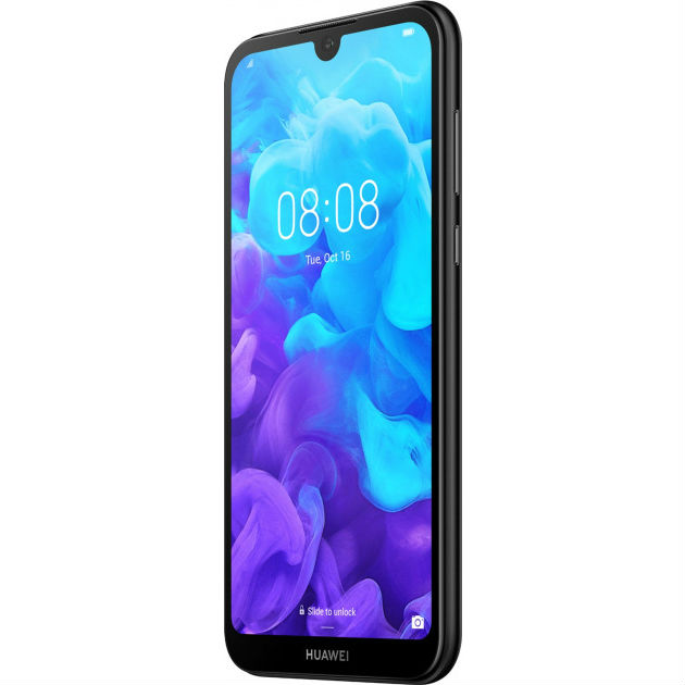 Смартфон HUAWEI Y5 2019 2/16 Gb Dual Sim Faux Leather Black Діагональ дисплея 5.71