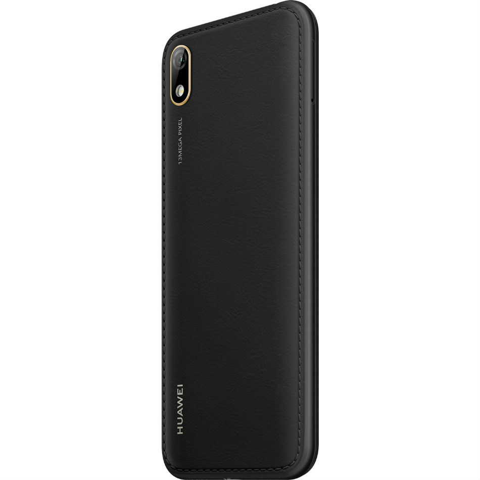 Зовнішній вигляд Смартфон HUAWEI Y5 2019 2/16 Gb Dual Sim Faux Leather Black