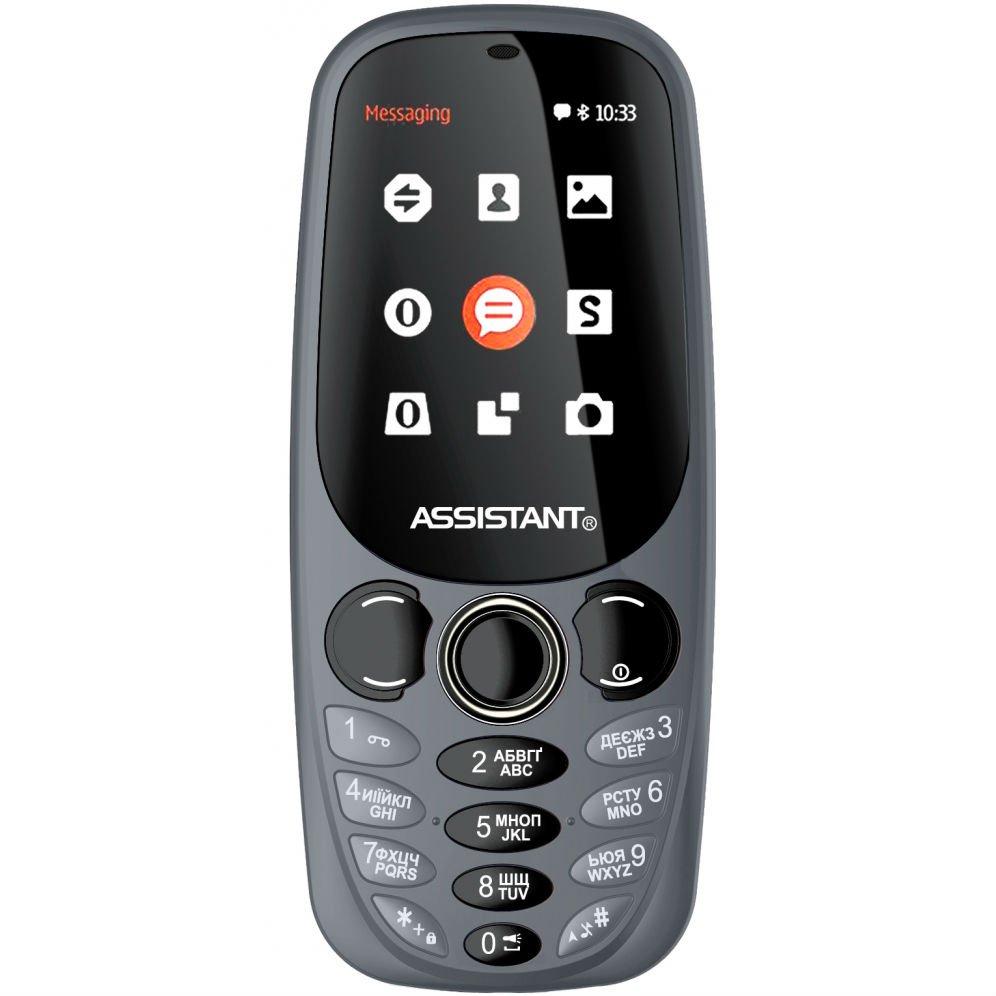 

Мобильный телефон ASSISTANT AS-201 (grey), AS-201 (grey)