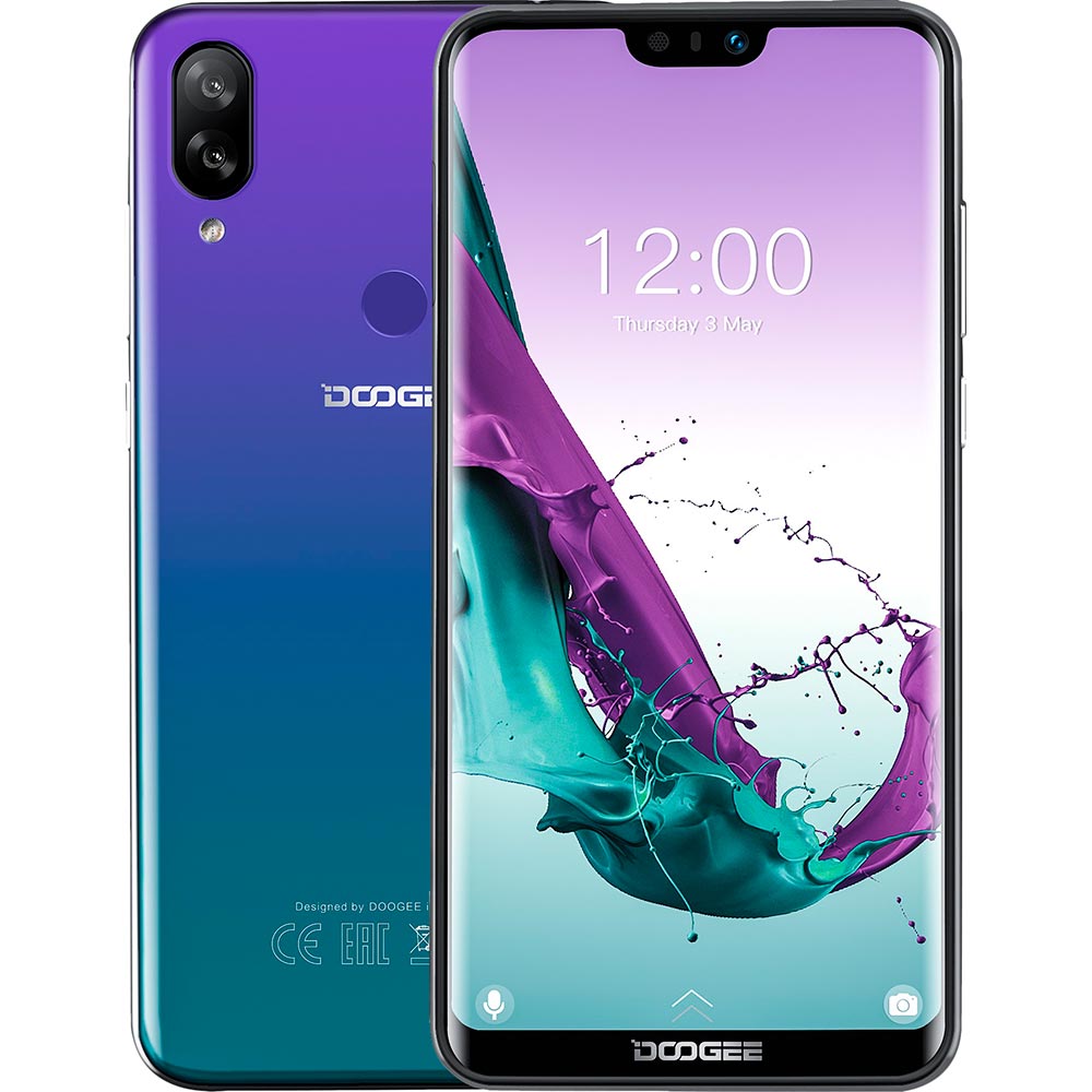 Смартфон DOOGEE Y7 3/32Gb Aurora Blue