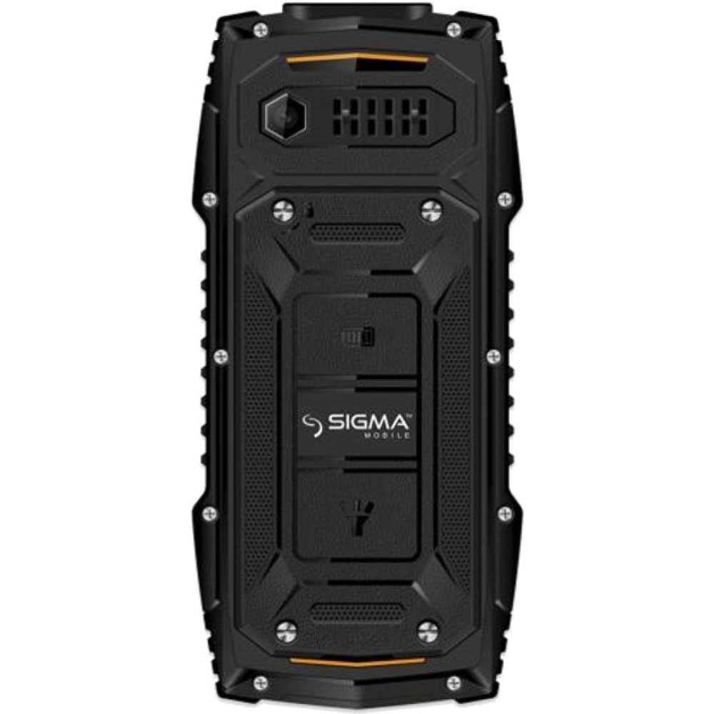 Мобільний телефон SIGMA X-Treme AZ68 Dual Sim Black/Orange (00-00040403) Діагональ дисплея 2.4