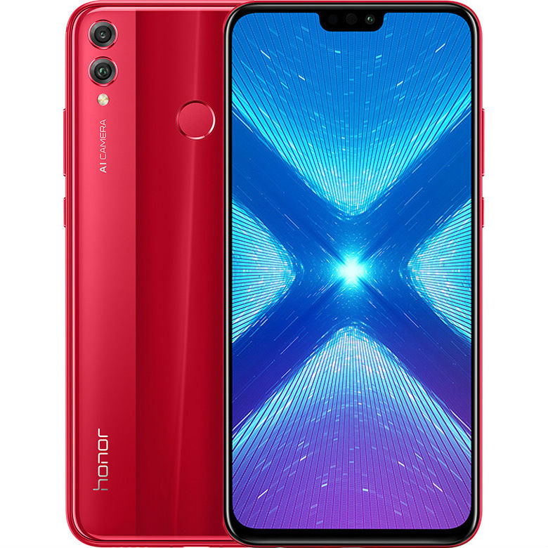 Смартфон HONOR 8X 4/64GB Red (51093BSY)