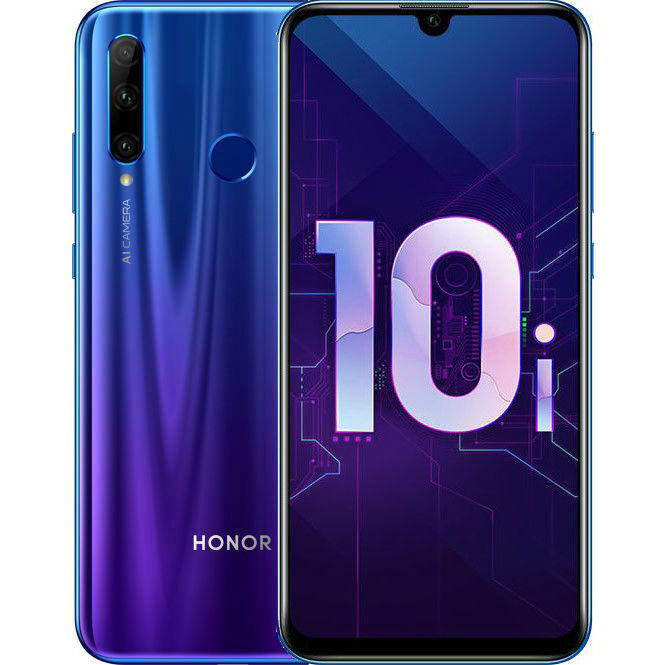 Смартфон HONOR 10i 4/128GB Dual Sim Pantone Blue (51093VQX)