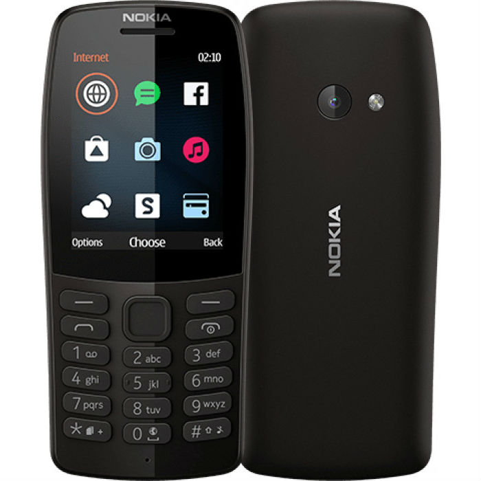 

Мобильный телефон NOKIA 210 Dual SIM Black (TA-1139), 210 Dual SIM (black) TA-1139