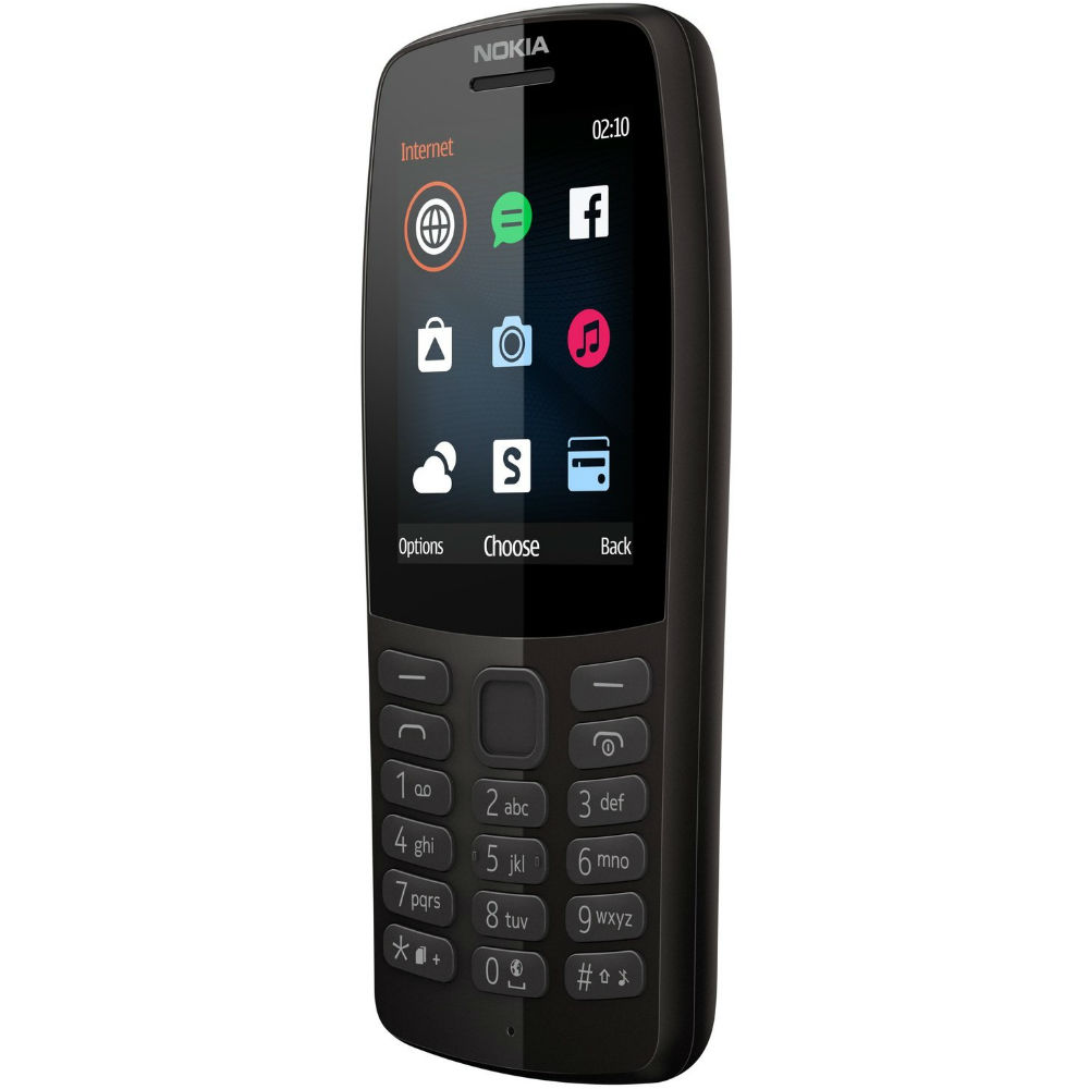 Мобильный телефон NOKIA 210 Dual SIM Black (TA-1139) Диагональ дисплея 2.4