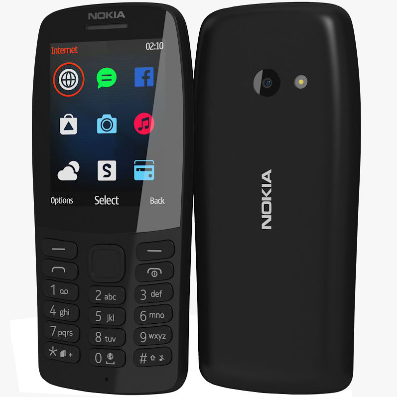 Фото 4 Мобильный телефон NOKIA 210 Dual SIM Black (TA-1139)