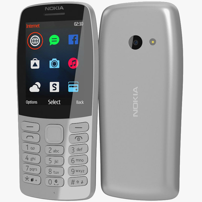 Фото 4 Мобільний телефон NOKIA 210 Dual SIM Grey (TA-1139)