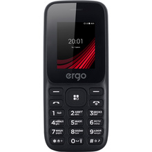 Мобільний телефон ERGO F187 Contact Dual Sim Black