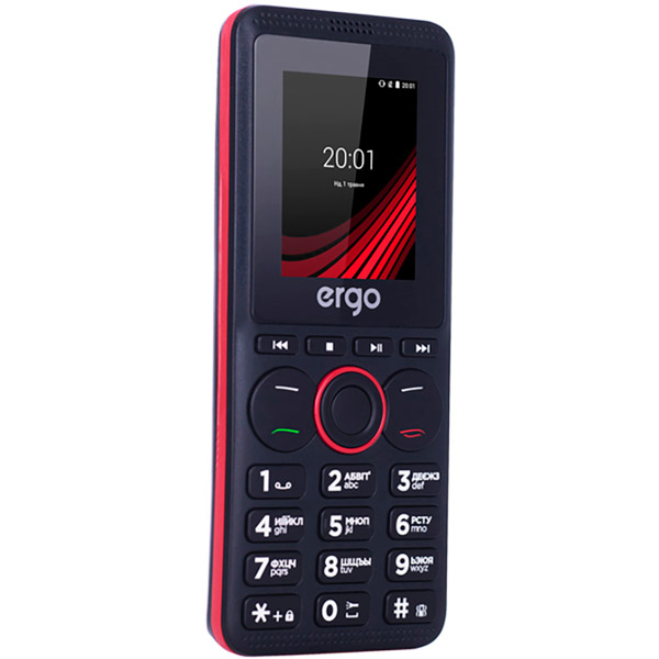 Мобільний телефон ERGO F188 Play Dual Sim Black Матриця TFT