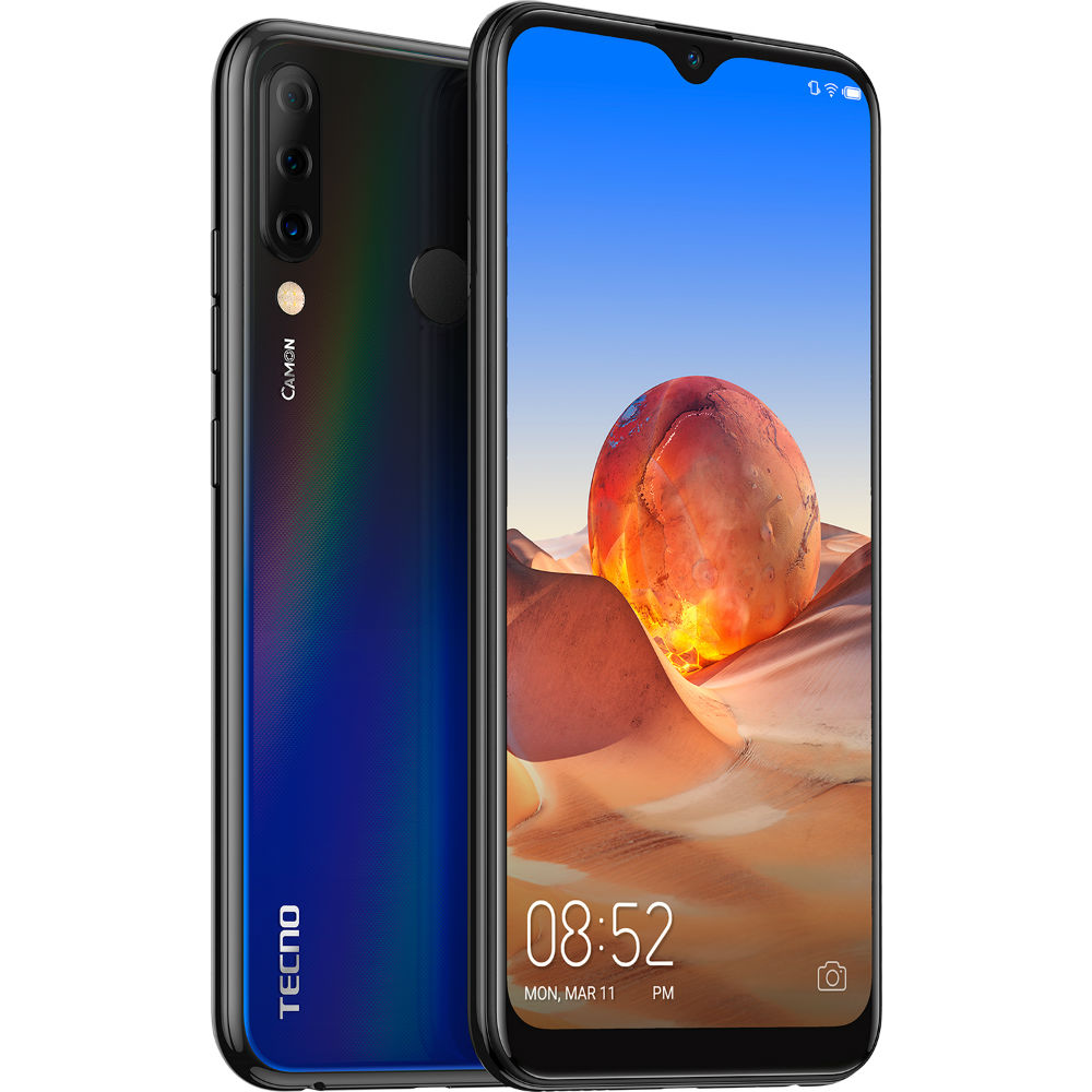 TECNO CAMON 11S (CB7) 3/32Gb DUALSIM Nebula Black (4895180744488) купить в  Киеве ➦ лучшая цена в Фокстрот по всей Украине: Харьков, Днепр, Одесса,  Николаев, Запорожье