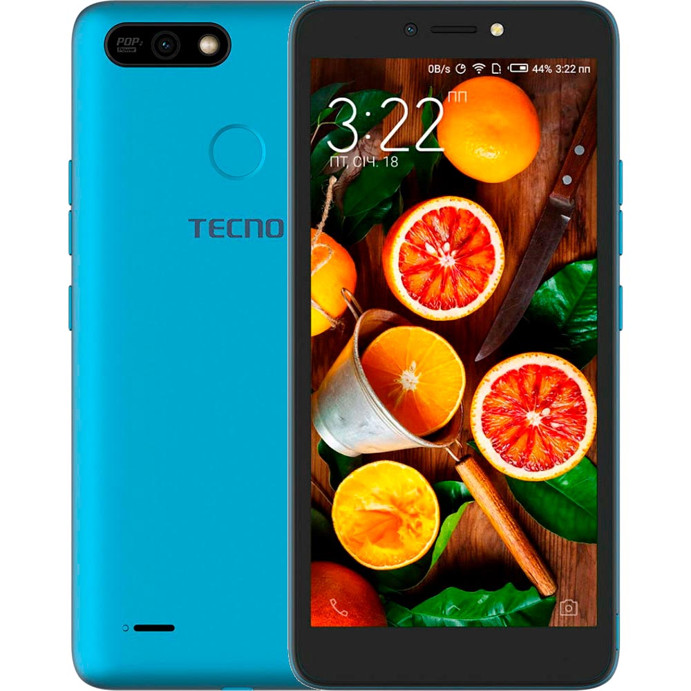 TECNO POP 2 Power (B1P) 1/16GB DUALSIM City Blue купить в Киеве ➦ лучшая  цена в Фокстрот по всей Украине: Харьков, Днепр, Одесса, Николаев, Запорожье