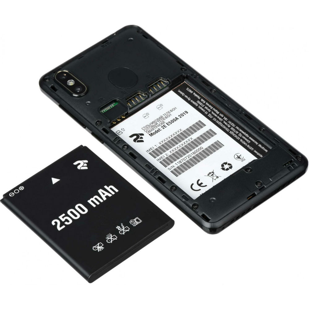 Покупка Смартфон 2E E500A 2019 1/8 Gb Dual Sim Black (680051628677)