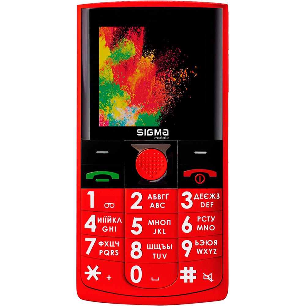 

Мобильный телефон SIGMA Comfort 50 Solo (red), Comfort 50 Solo (red)