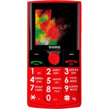 Мобильный телефон SIGMA Comfort 50 Solo (red)