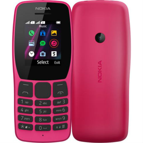 

Мобильный телефон NOKIA 110 Dual SIM TA-1192 Pink (16NKLP01A01), 110 Dual SIM (pink) TA-1192