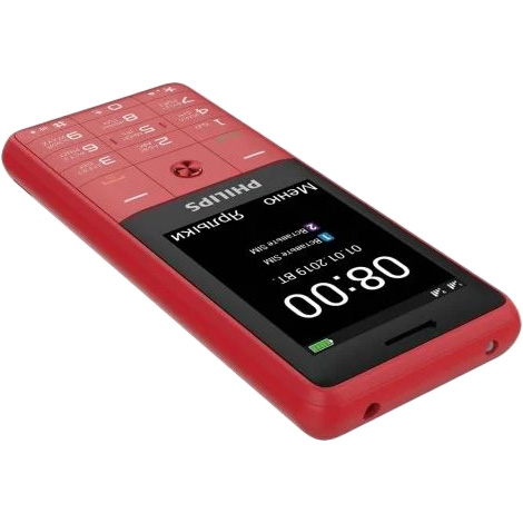 Мобільний телефон PHILIPS E169 Xenium Dual Sim Red Акумулятор 1600