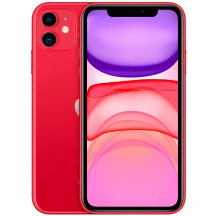 Смартфон APPLE iPhone 11 64GB Red (MWLV2)